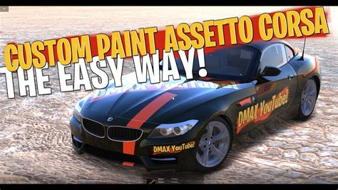 Custom Paint Assetto Corsa Tutorial Youtube