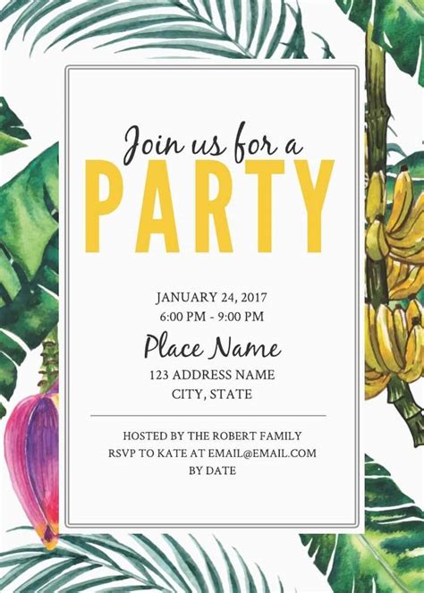 invitation card templates examples lucidpress