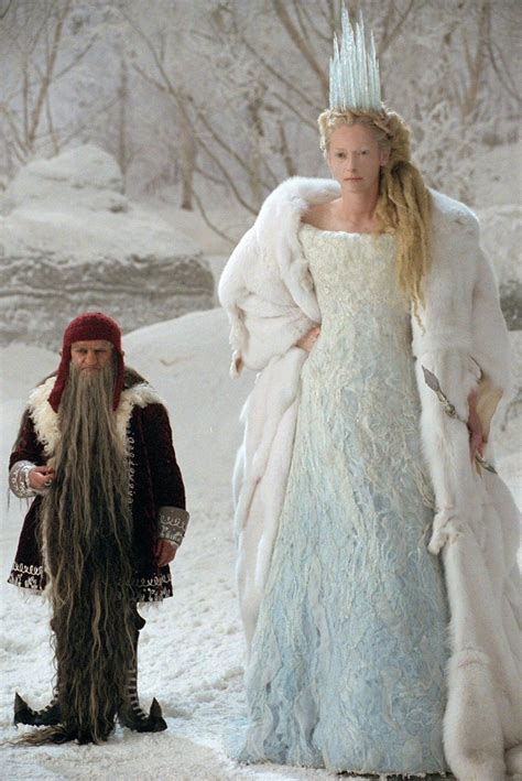 Tilda Swinton As The Snow Queen White Witch Narnia Jadis The White