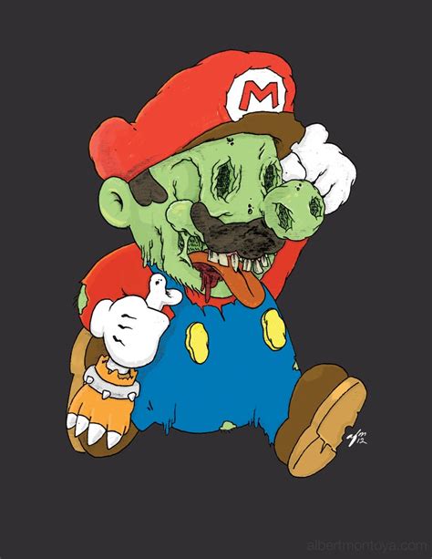 Albert F Montoya — Print Zombie Mario
