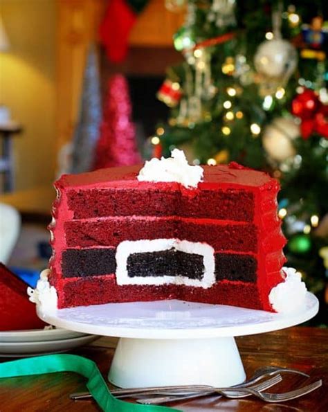 santa s belt surprise inside® cake i am baker