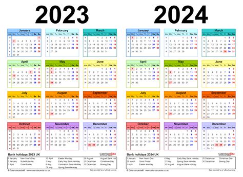 2023 Nalc Color Coded Calendar