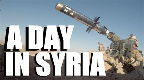 A Day With Us Marines In Syria Youtube