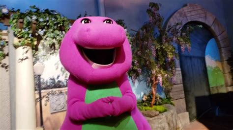 4k Meeting Barney At Universal Studios Orlando Attraction Tube Hd