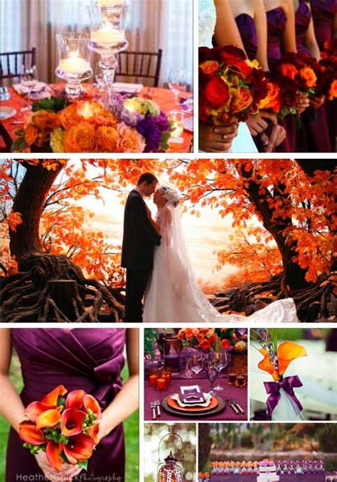 74 Best Wedding Purple And Orange Images On Pinterest Purple Orange