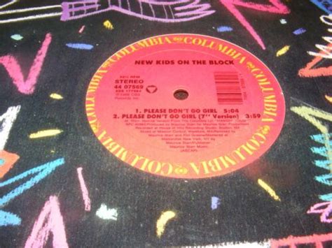 Disco Single New Kids On The Block Please Dont Go Girl 1988 Whatcha
