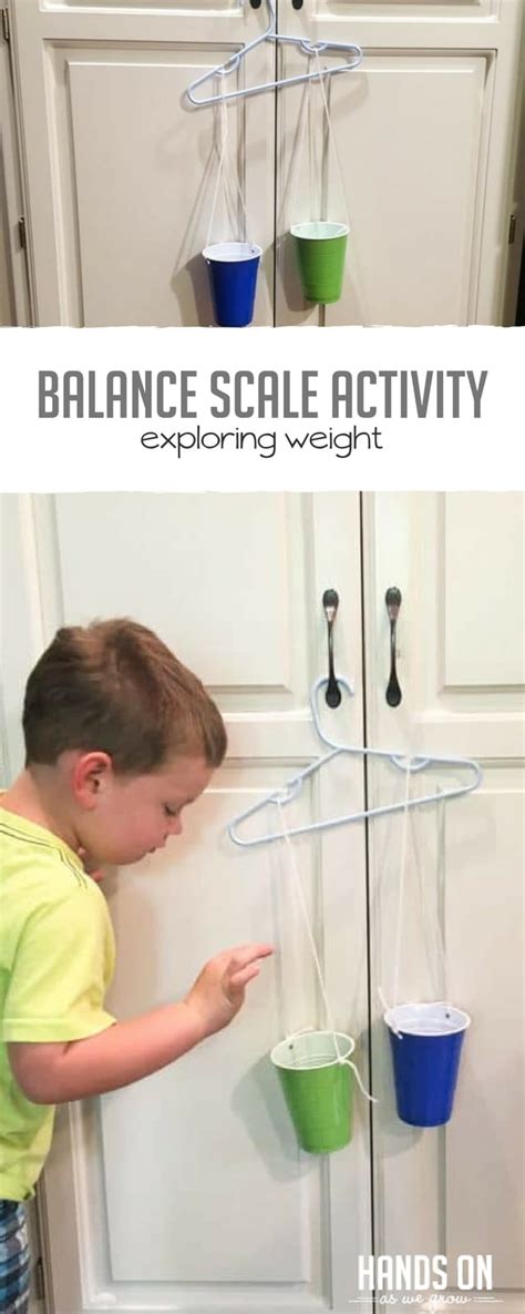 Build A Balance Scale For Preschoolers To Explore Weights Preschool