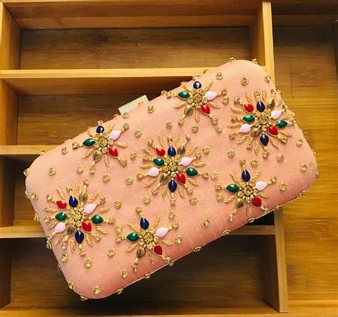 Brocade Clutch Traditional Party Box Clutches At Rs 850 In Ghaziabad