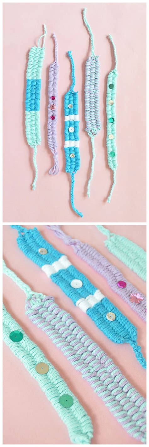 Diy Weaving With Straws Friendship Bracelets This True Blue Me