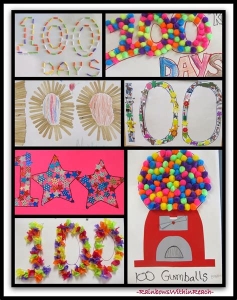 100 Days And Throwback Thursday Freebies 100th Day Of School Crafts