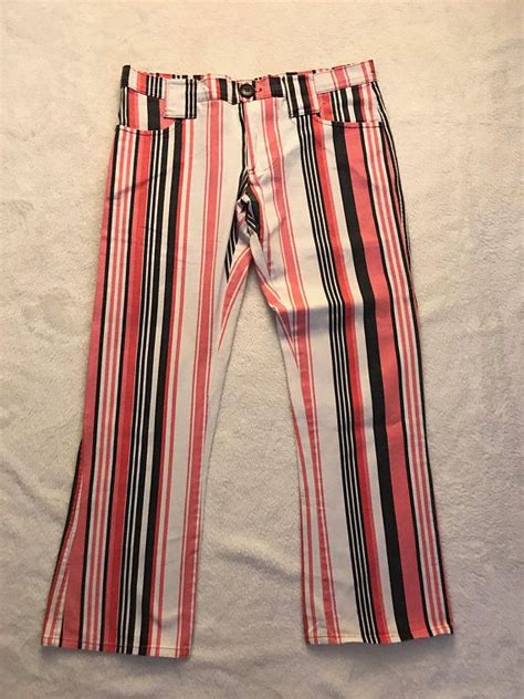 Men S Striped Mod Hipster Trousers Pants 1960s Sixties Babzotica London Hipster Trousers
