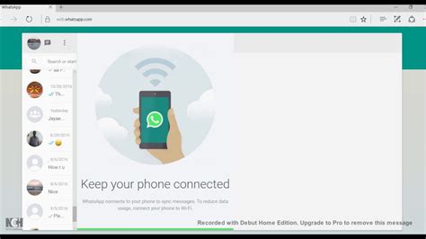 How To Connect To Whats App In Computer Youtube