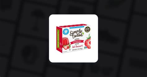 simply delish natural jel sugar free strawberry pris