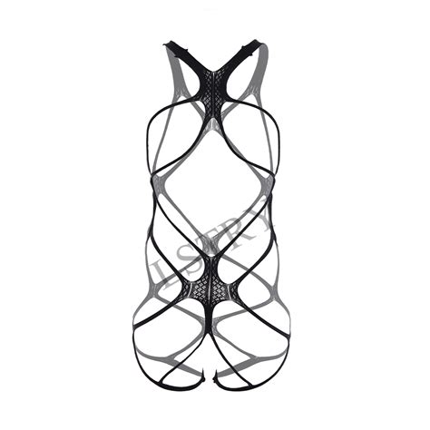 Shop Generic Sexy Open Crotch Fetish Bodystocking Women Erotic Lingerie Dress Crotchless Body