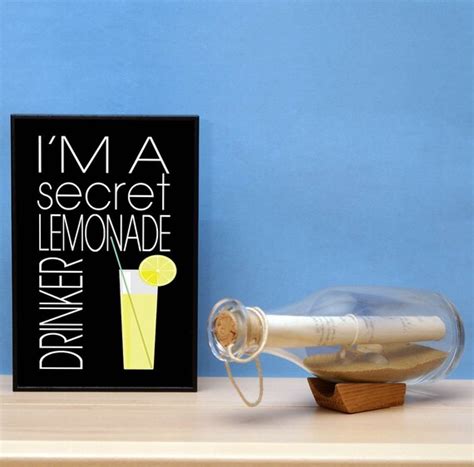 Im A Secret Lemonade Drinker With Lemon Black With Etsy