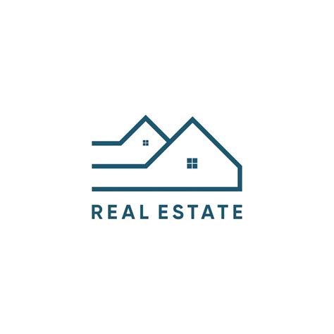 Premium Vector Simple Real Estate Logo Design