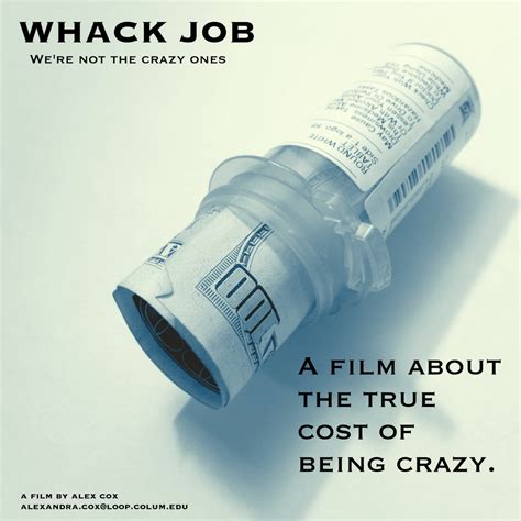 Whack Job — The Preliminary Poster For My In Production