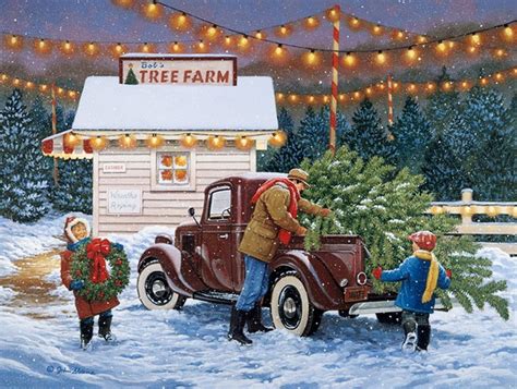 Christmas Farm Wallpaper Wallpapersafari