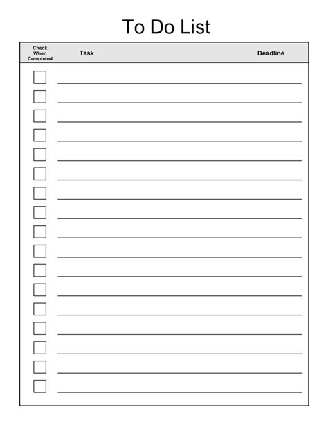 To Do List Template Canva