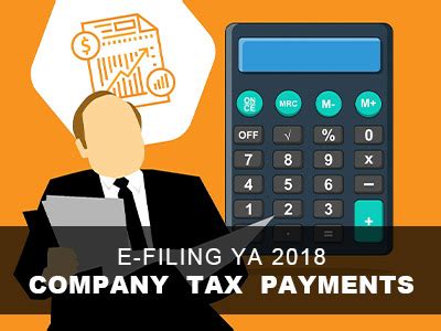 The current cit rates are provided in the following table: Company Tax Payments for E-filing in Malaysia for YA 2018