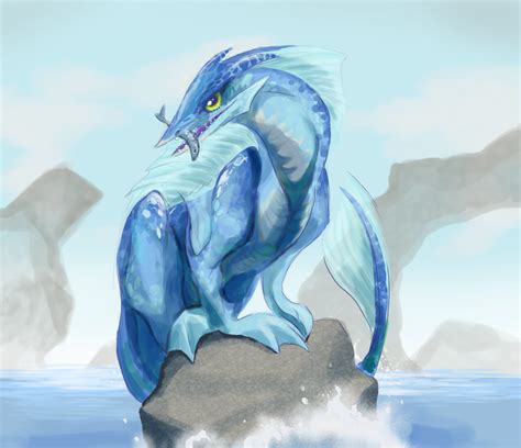 Water Dragon By Bedupolker On Deviantart Water Dragon Dragon Art