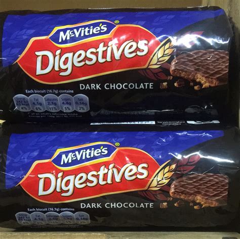 2x Mcvities Dark Chocolate Digestive Biscuits 2 Packs Of 266g And Low