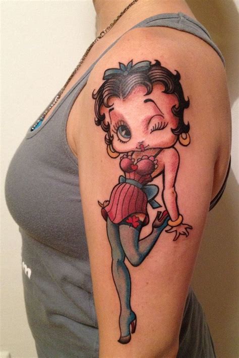 Cool Betty Boop Tattoo Mixture Tattoodo