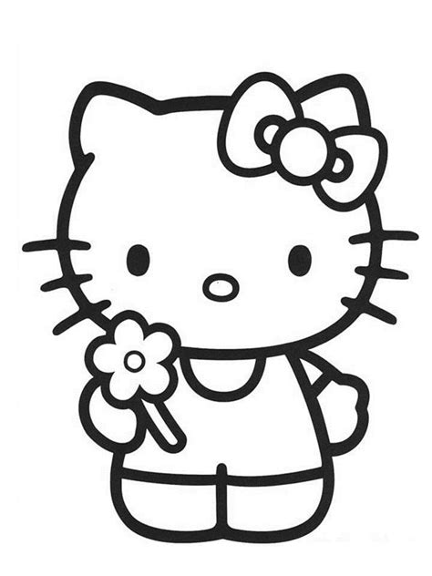 Sanrio Kitty Coloring Hello Kitty Colouring Pages Hello Kitty Coloring