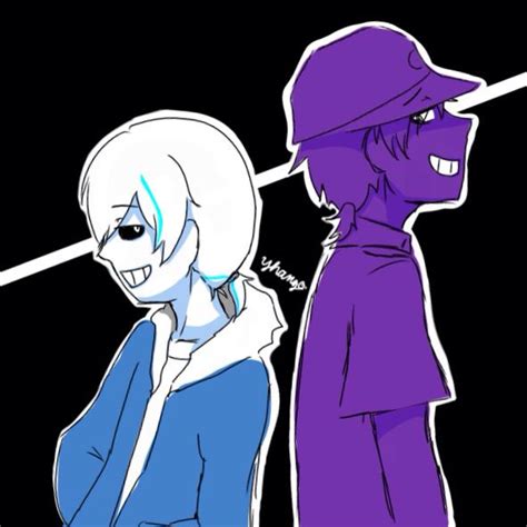 Sans And Purple Guy Purple Guy Anime Purple