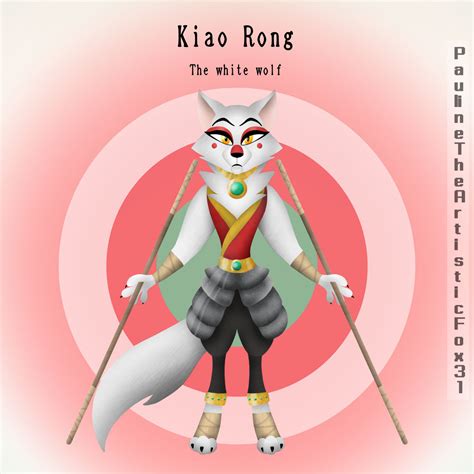 kiao rong the white wolf kung fu panda oc by paulinethefox331 on deviantart