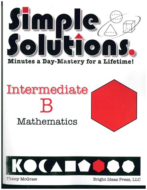 Simple Solutions Level 3 Mathematics Bethel Superstore