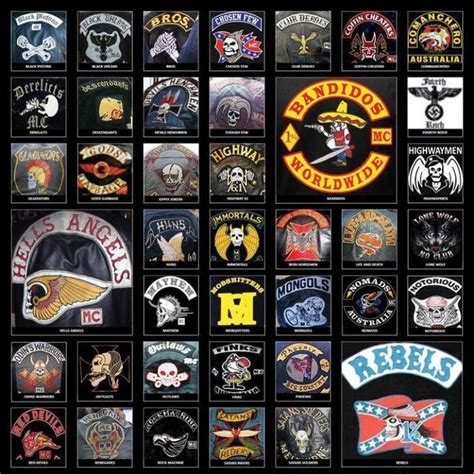 Australias 44 Outlaw Motorcycle Gangs Motorcycle Gang Outlaws