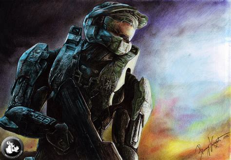 Halo 4 Master Chief Drawings