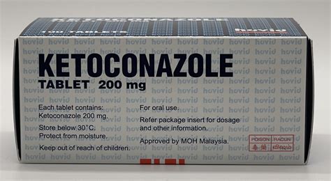 Ketoconazole Ketovid 200mg Tab Hovid 100tab Soma Pharma