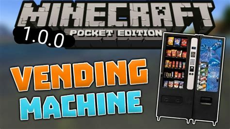 Minecraft PE Epic Vending Machine YouTube