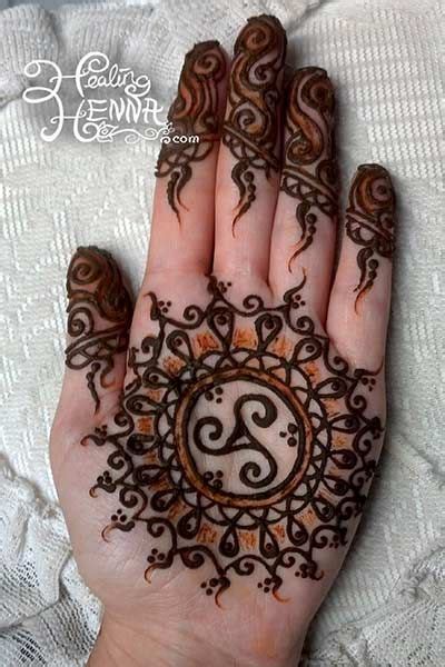 Celtic Triple Goddess Palm Healing Henna By Robyn Jean San Francisco