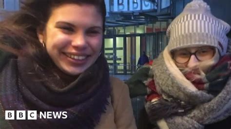Girls Braving The Cold To Meet 5 Seconds Of Summer Bbc News