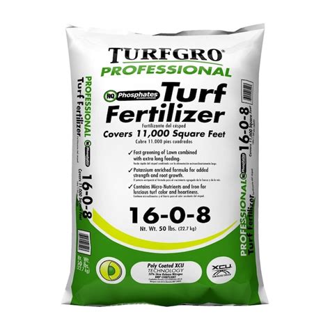 Turf Gro 50 Lb 11000 Sq Ft 16 0 8 Lawn Fertilizer In The Lawn