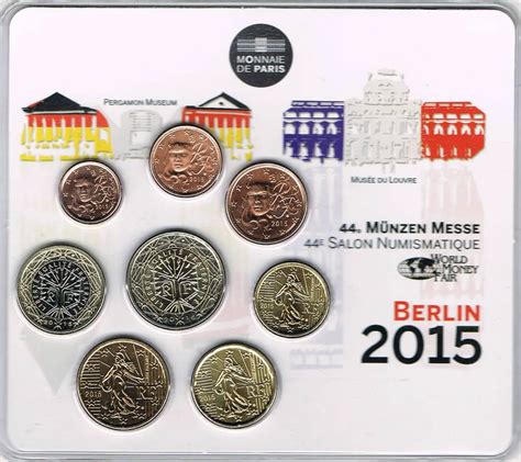 France Série Euro 2015 Salon Numismatique De Berlin Pieces Eurotv