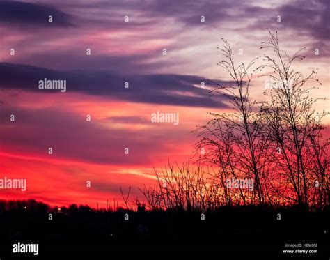 Colorful Dramatic Cloudy Sky Stock Photo Alamy