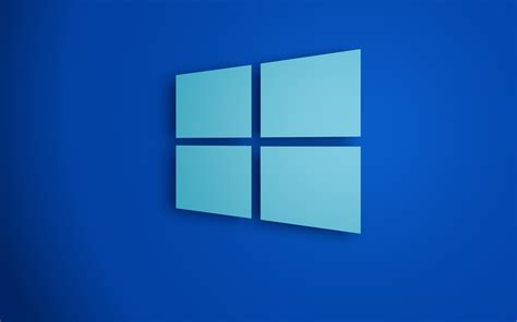 3840x2160 Blue Dark Blue Flat Windows Windows 10 4k Wallpaper 