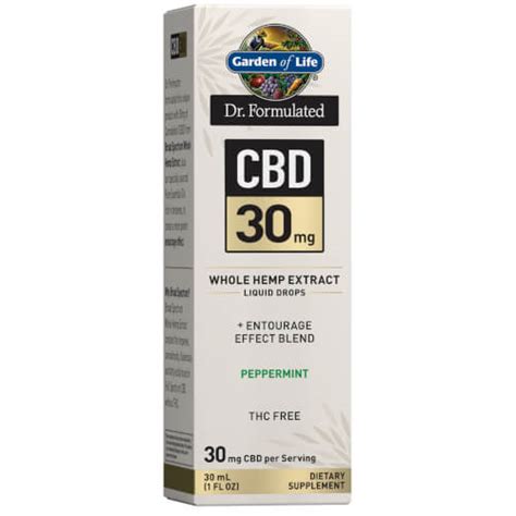Dr Formulated Cbd 30 Mg Peppermint Drops 1 Oz 8882448948 By Garden Of