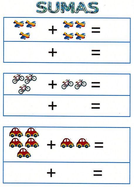 85%(20)85% encontró este documento útil (20 votos). Fichas de sumas adaptadas | Suma y resta, Transporte preescolar, Matemáticas para niños