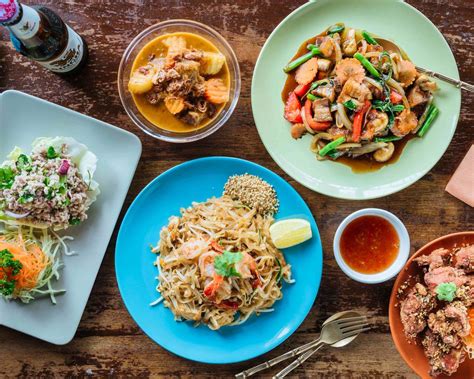 Ginger thai taste is a popular thai restaurant that offers delicious thailand foods in a spicy tom yum noodle soup comprises thin noodles, ground pork, shrimps, boiled egg. Tasty Thai Express delivery in Antwerp | Takeout menu ...