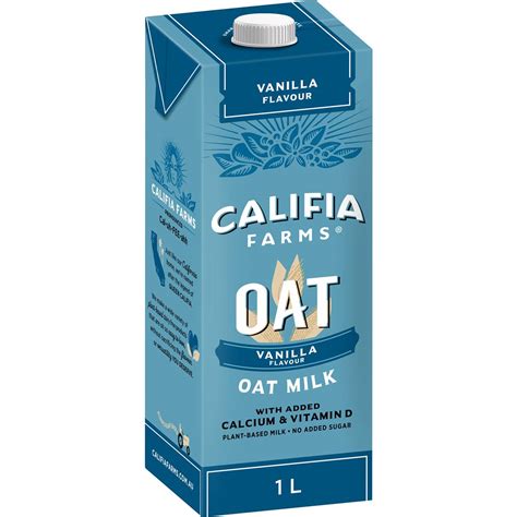 Califia Farms Oat Vanilla Flavour Oat Milk L Woolworths