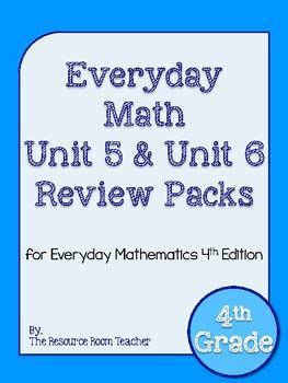 It is fairly common for. 4th Grade Everyday Math Unit 5 & 6 Review BUNDLE by The ...