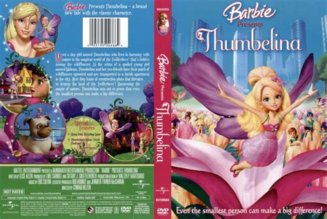 Barbie Thumbelina Movie DVD Scanned Covers Barbie Thumbelina DVD Covers