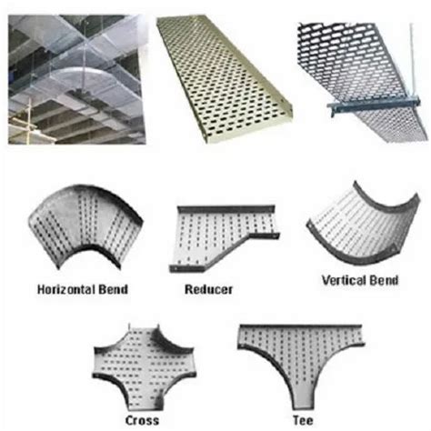 Gis Galvanized Coating Perforated Type Cable Trays Sheet Thickness 12