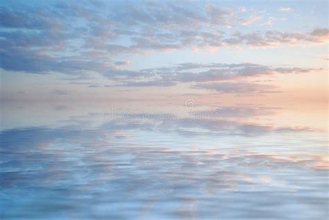 Sky Reflection In Water Stock Image Image Of Seascape 17695789
