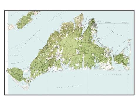 Martha S Vineyard Map Nautical Charts Digital Download Printable Map
